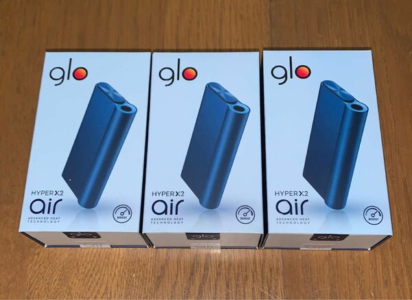 glo hyper air グロー ハイパー エア 3点セット 加熱式タバコ 軽量 薄型 新品未使用 未開封