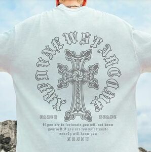 メンズ　Ｔシャツ　３ＸＬ　白　ビッグロゴ　オーバーサイズ　半袖　ヒップホップ