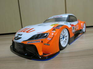 ☆TAMIYA au TOM'S GR Supra スペアボディセット（新品塗装済み）