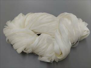 国産 生成 シルパロンリボンテープ(アクリル) 11㎜巾