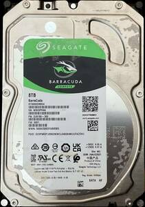 Seagate BarraCuda HDD 8TB ST8000DM004 3.5インチ 内蔵 ハードディスク 正常 自作PC等にどうですか