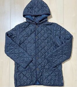 Traditional Weatherwear　トラディショナル ウェザーウェア　中綿　キルティングジャケット　ブルゾン　ネイビー　40号　メンズ　Lサイズ