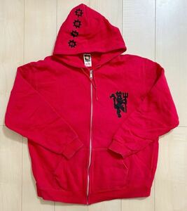 MANCHESTER UNITED　マンチェスターユナイテッド　ジップアップパーカー　フーディ　Hoodie　メンズ　XLサイズ　サッカー　プレミアリーグ