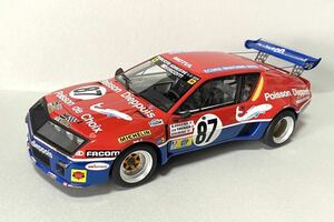 Otto mobile 1/18 ルノーアルピーヌA310 No.87 B.DECURE/j-L.テリエ/COCHISE 1977 ルマン24時間 Poisson Dieppois