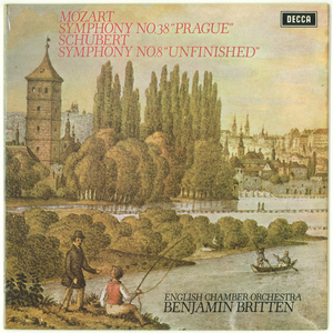 英Decca SXL6539　モーツァルト「交響曲第３８番《プラハ》」　ブリテン　イギリス室内管