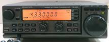 KENWOOD TM-455S 35W 430MHz ALL MODE TRANSCEIVER 電源コード、ハンドマイク付 通電のみ確認品 動作未確認品_画像1