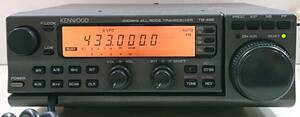 KENWOOD TM-455S 35W 430MHz ALL MODE TRANSCEIVER 電源コード、ハンドマイク付 通電のみ確認品 動作未確認品