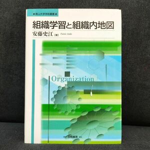 【美品・匿名配送】組織学習と組織内地図 南山大学学術叢書 安藤史江 著