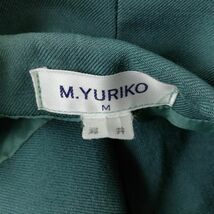 1円 ブレザー スカート ネクタイ 上下4点セット 指定 M 大きいサイズ 冬物 女子 学生服 大阪国際滝井高校 緑 制服 中古 ランクC EY3682_画像6