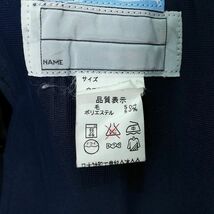 1円 スクールスカート 冬物 w58-丈35 紺 中学 高校 マイクロミニ プリーツ 学生服 制服 女子 中古 IN2742_画像5