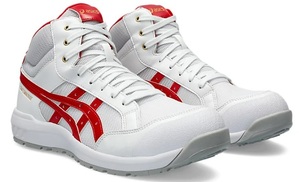 CP218-100 28.5cm color ( white * Classic red ) Asics safety shoes new goods ( tax included )