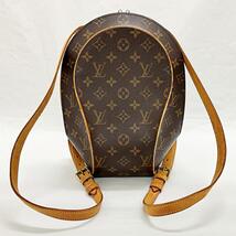 中古 送料無料 中古 ルイヴィトン バッグ LOUIS VUITTON エリプス サック アド M51125 モノグラム リュックサック 145062_画像1