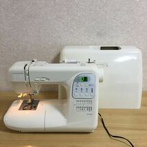 JANOME ジャノメ JP-303 MODEL 843型 コンピューターミシン ミシン 手工芸 手芸 ハンドクラフト 裁縫 裁縫道具 通電確認済み 2 カ 5146_画像1