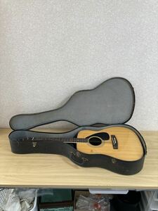 YAMAHA ヤマハ FG-300J アコースティックギター アコギ 黒ラベル ハードケース付属 弦楽器 動作未確認 中古現状品 全長約102cm 2 カ 5166