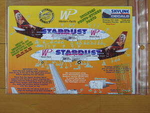 SKYLINEDECALS 1/144 B737-300 Western Pacific "STARDUST" エッチングパーツ付属