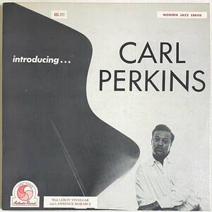 【US盤 DG溝 MONO 初期 マルチカラーラベル】激レア Carl Perkins Introducing... カール・パーキンス - イントロデューシング DTL-211