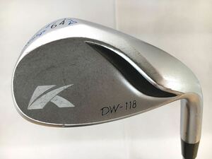 ウェッジ☆キャスコ☆Dolphin Wedge DW-118☆64度☆ダイナミックゴールド☆Flex:S200☆35in☆D-6☆472g☆メンズ右☆即決価格