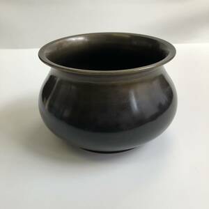 茶道具　銅器　銅　建水　茶道　和風　雑貨　器　中古品　伝統品　工芸品
