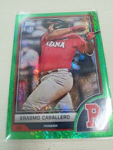 2023 Topps World Baseball Classic WBC ERASMO CABALLERO エラスモ・カバレーロ 75枚限定シリアル 