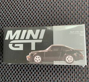 1/64　MINI-GT　★　RUF CTR 1987 ブラック ( 左ハンドル ) MGT00556-L　★ MINI GT　BLACK　ミニカー