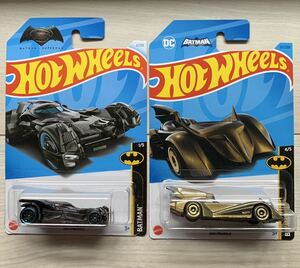 箱発送　★　ホットウィール　ベーシック　バットモービル　2種セット　★　1/64 ミニカー　★　Hot Wheels　★　BATMOBILE　★　新品