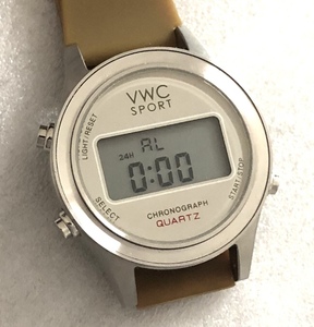 Vague watch co. DG 2000 デジタル ウォッチ VWC SPORT ステンレス スティール OLD DIDITAL デザイン や アンティーク 時計 好きに も