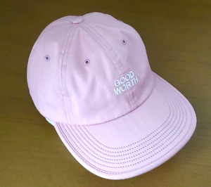 Good Worth & Co. 刺繍 キャップ MADE IN USA ロゴ CAP アメリカ 製 ピンク 西海岸 ブランド 好きに も 帽子 グッド ワース