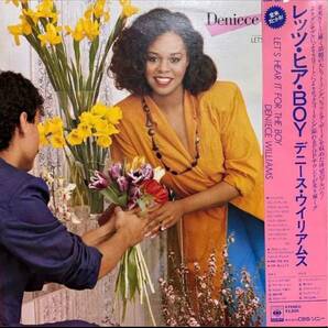 デニスウィリアムスDeniece Williams Let's HearIt For The Boy★ピカピカ良盤帯付 ★プロモサンプラー vinyl