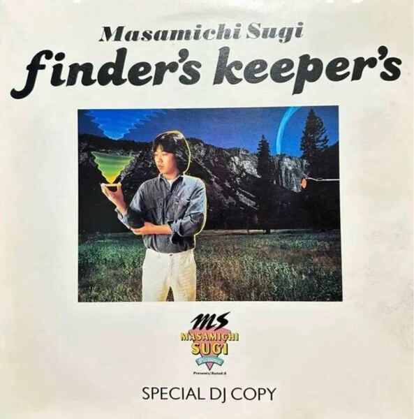 杉真理 Special DJ Copy ★プロモサンプラーvinyl★一点モノ！ Masamichi Sugi Special DJ Copy FINDER'S KEEPER'S