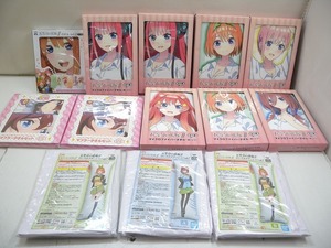 C5039★美少女グッズ 五等分の花嫁 エアクッション のれん タオル一式セット 大量まとめ売り ※状態未チェック 現状渡し【ジャンク】