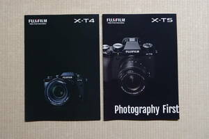 富士フイルム　X-T4　X-T5　カタログ　2冊セット　