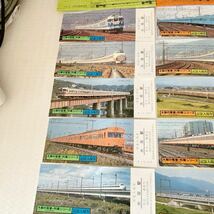 大阪の電車列車シリーズ　記念入場券 （NO.1）（NO.2）（NO.3）各3セット　1978年、大阪駅、記念切符 合計45枚【未使用保管品】_画像6