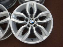 A-97　ＢＭＷ Ｘ３ Ｘ４ Ｆ２５ Ｆ２６ 純正　17×7.5J ET32 PCD120 5H 4本　美品　程度良好　人気商品　BMW　３シリーズ　等にも是非　！_画像2