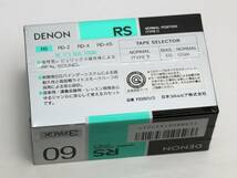 DENON RS 60 TYPE-Ⅰ カセット 3本パック 未使用_画像3