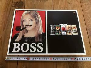 ★ Ayumi Hamasaki Boss Can Cofite Signboard плакат 2 штуки длинный