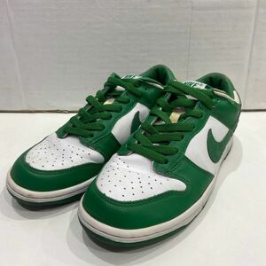 【NIKE ナイキ】304714-132 DUNK LOW TEAM GREEN (CELTIC) ダンクロー 04年製 26cm グリーン ホワイト レザー ヴィンテージ 2302oki