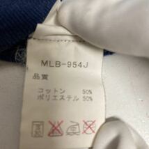 【majestic マジェスティック】MLB-954J RED SOX スウェット コットン50% ポリエステル50% ネイビー Mサイズ トレーナー 古着 A 2402oki_画像5