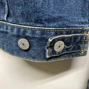 【LEVI’S リーバイス】71507-XX Gジャン 38 ブルー デニム コットン 2nd 復刻 日本製 2402okiの画像3