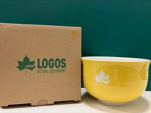 #未使用 【LOGOS】 カラフル どんぶり　黄色　直径12.5㎝×高さ7.7㎝　非売品　食器