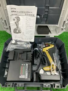 【中古品】★RYOBI リョービ インパクトドライバー BID-10XR 18V 6.0Ah (ゴールドメタリック)　ITT0EVWBMNWZ