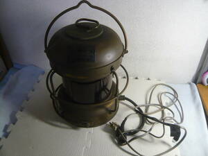 ジャンク！！　アンティーク　昭和レトロ　日本船燈（株）　＜昭31年製＞　アンカーランプ　PED LIGHT 現状品