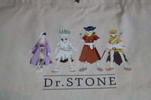 DR.STONE　ドクターストーン　2WAYトート　生成り　ゲン　千空　 龍水　 羽京　シール付き　新品 未使用 _画像2