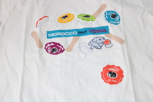 モロッコ　ヨーグル　Tシャツ　白　MOROCCO　FRUIT　YOGUL　メンズ　LL　新品 未使用 