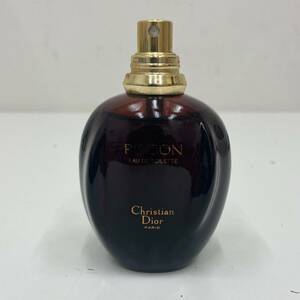 ☆残量9割☆ Christian Dior クリスチャン ディオール POISON プワゾン EDT 50ml 香水 フレグランス フタ無し 中古品 【5168】