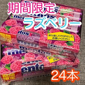 mentos　メントス　ラズベリー　期間限定　24本セット