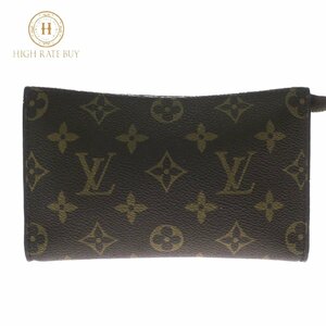 1円スタート LOUIS VUITTON ルイヴィトン 付属ポーチ AR0957 モノグラム バケット用 バケツ用 マルチケース 小物入れ ブラウン レディース