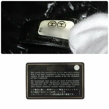 1円スタート 新品同様 CHANEL シャネル ボーイシャネル クラッチバッグ ココマーク ゴールド金具 ラムスキン レザー ブラック レディース_画像9