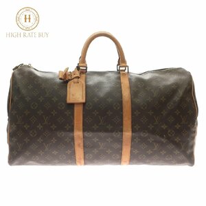 1円スタート LOUIS VUITTON ルイヴィトン キーポル55 M41424 MI1921 モノグラム ボストンバッグ トラベルバッグ 旅行かばん ブラウン