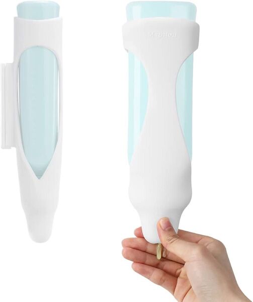 Magicfour シャンプー 吊り下げ シャンプー 壁掛け シャンプー ホルダー 片手操作 シリコン そのまま使える