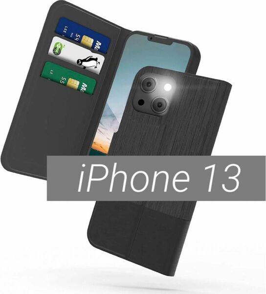 PROXA iPhone 13 用 財布型 ケース 手帳型 6.1インチ カード収納 スタンド機能 マグネチック式 全面保護 